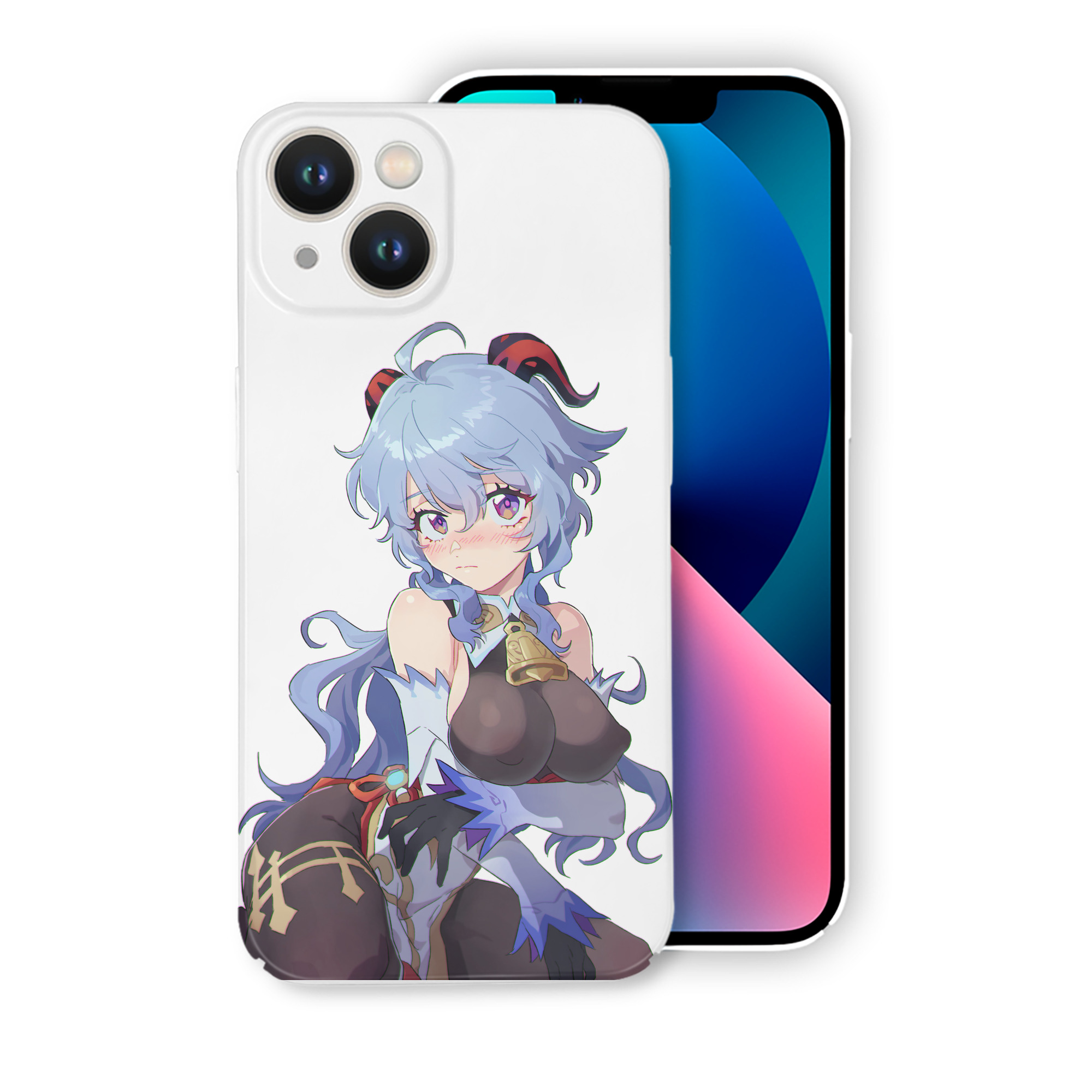 げんし神 甘雨 かんう genshin Ganyu 【iPhone 14シリーズ対応】ハードケース